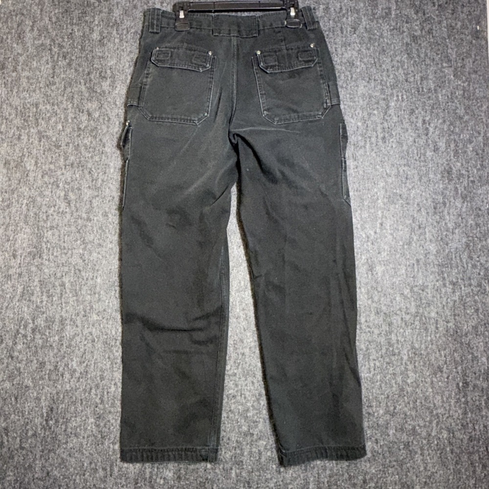 Duluth Trading Co Mens Heavy Black Utility Jeans Cargo Pants 34X34 (31) - Picture 2 of 13